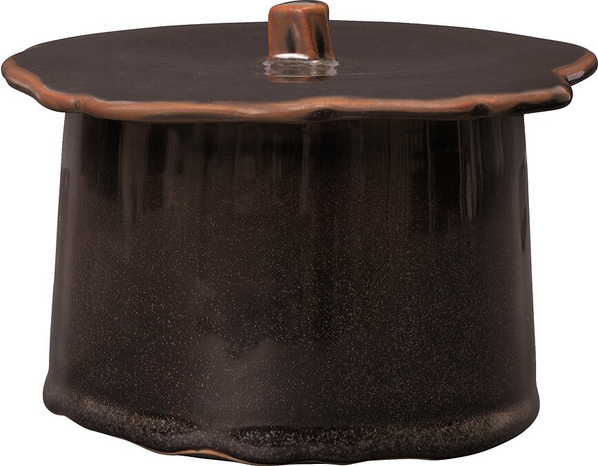 Contenedor de almacenamiento Marnen, marrón oscuro