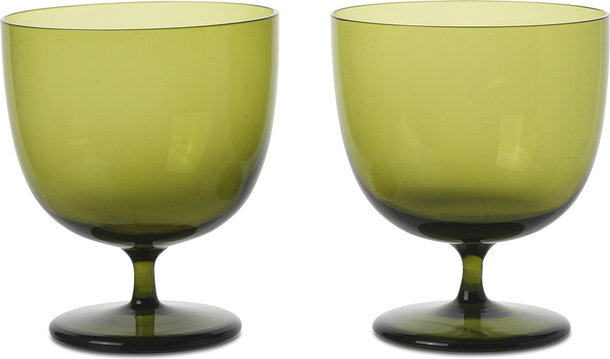 Copas de agua Host, verde musgo, 2 unidades