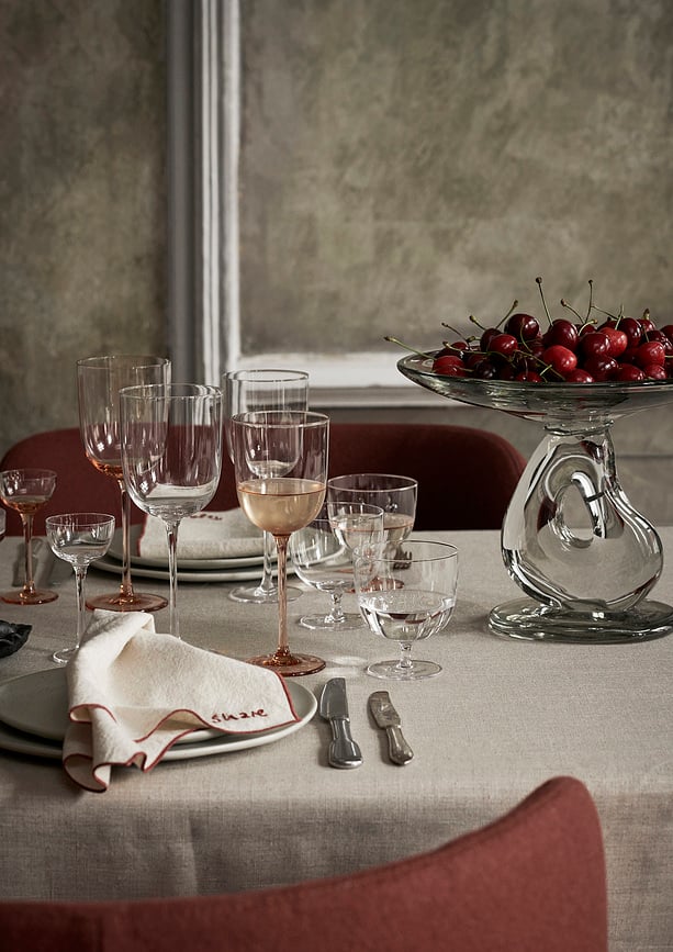 Copas de vino tinto Host, rosa claro, 2 unidades