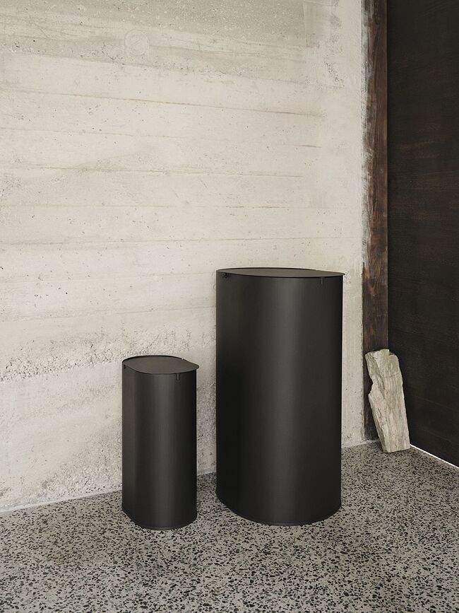 Cubo de Basura Enkel, 6,6 L, negro