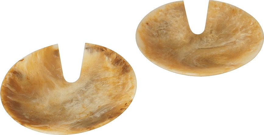 Cuencos para servir Sol, marrones, Pack de 2