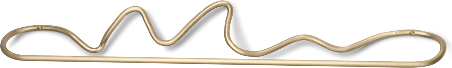 Curvature Handtuchhalter Messing