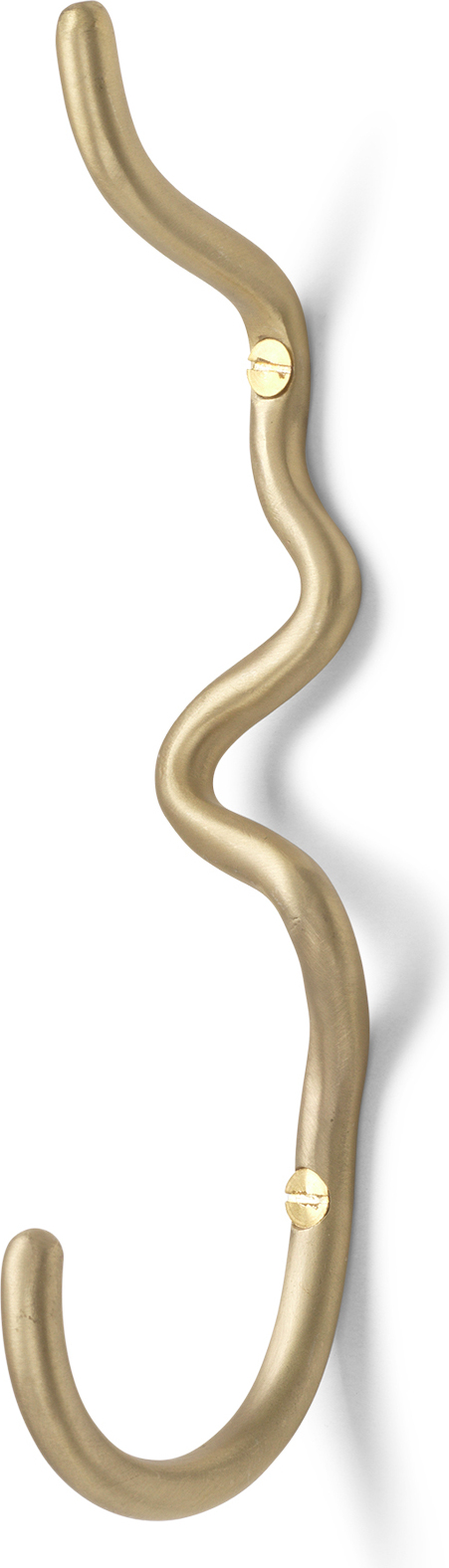 Curvature Towel Hanger - Brass