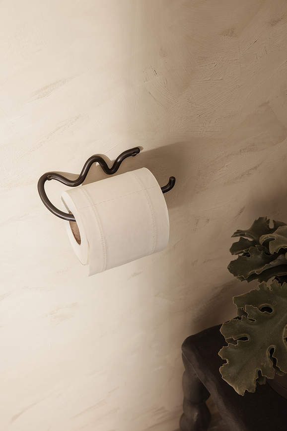 Curvature Porte-papier Toilette, laiton