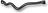 Curvature Schrankgriff Schwarzmessing