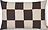 Cuscino decorativo Fold a quadretti 40 x 60 cm marrone-beige