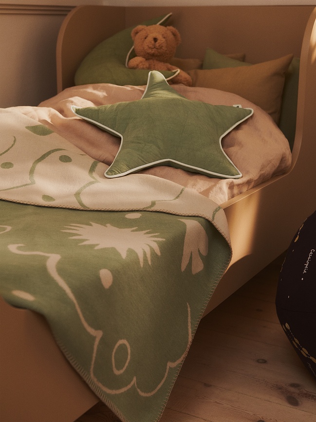Cuscino decorativo Star verde chiaro