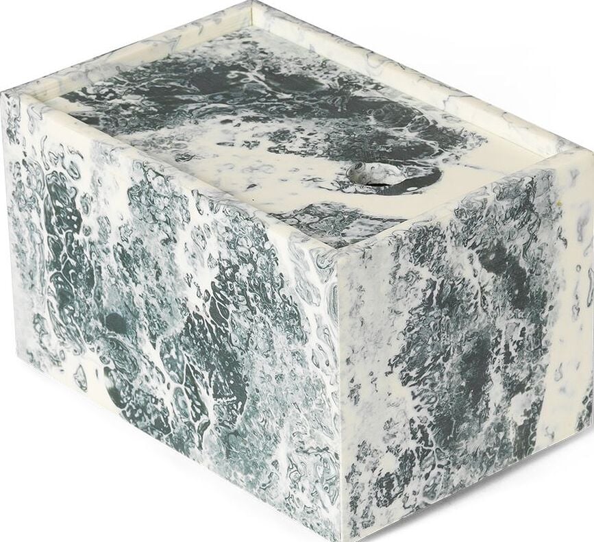 Daiktų laikymo dėžė Mist smaragdo spalvos 10 x 15 cm
