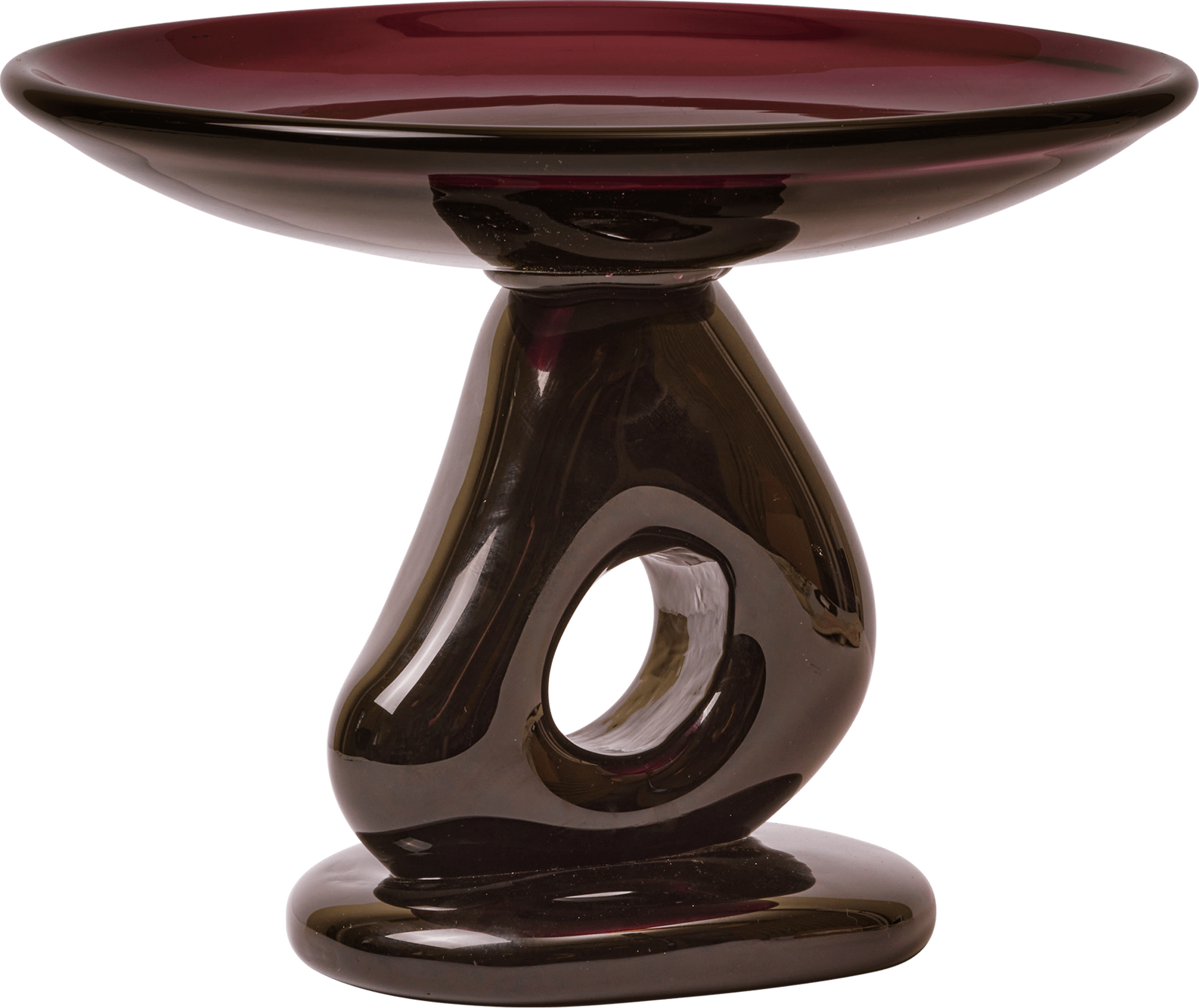 Damo Servierplatte, bordeaux