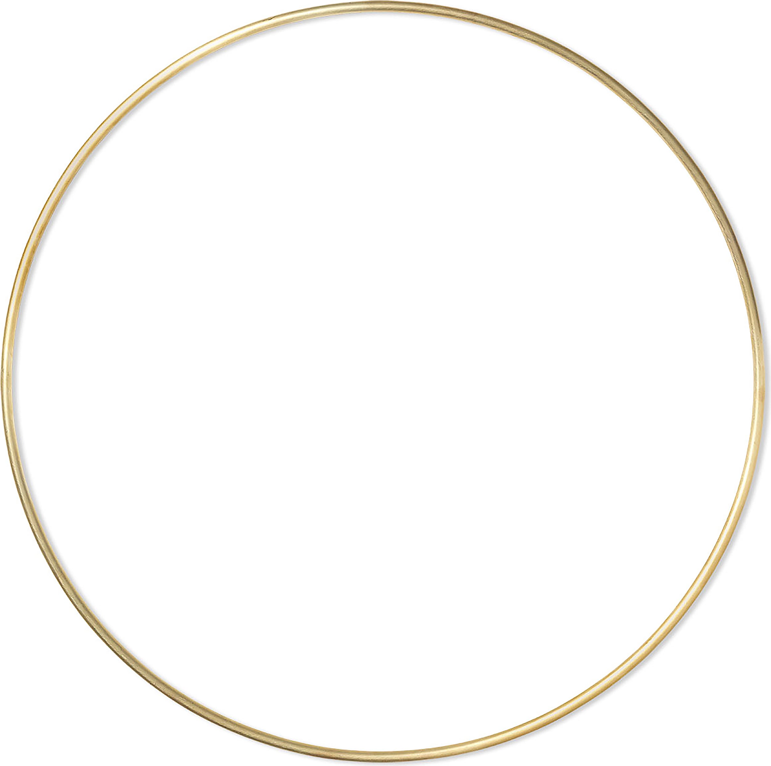 Deco Frame Wanddekoration 65 cm Kreis Messing