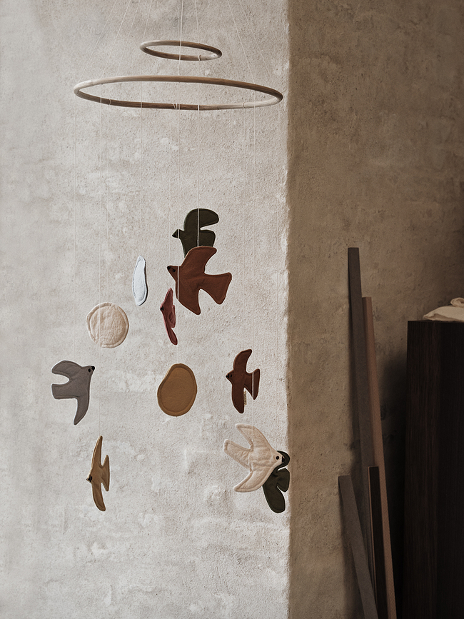 Decoración Colgante Swif Bird, blanco roto