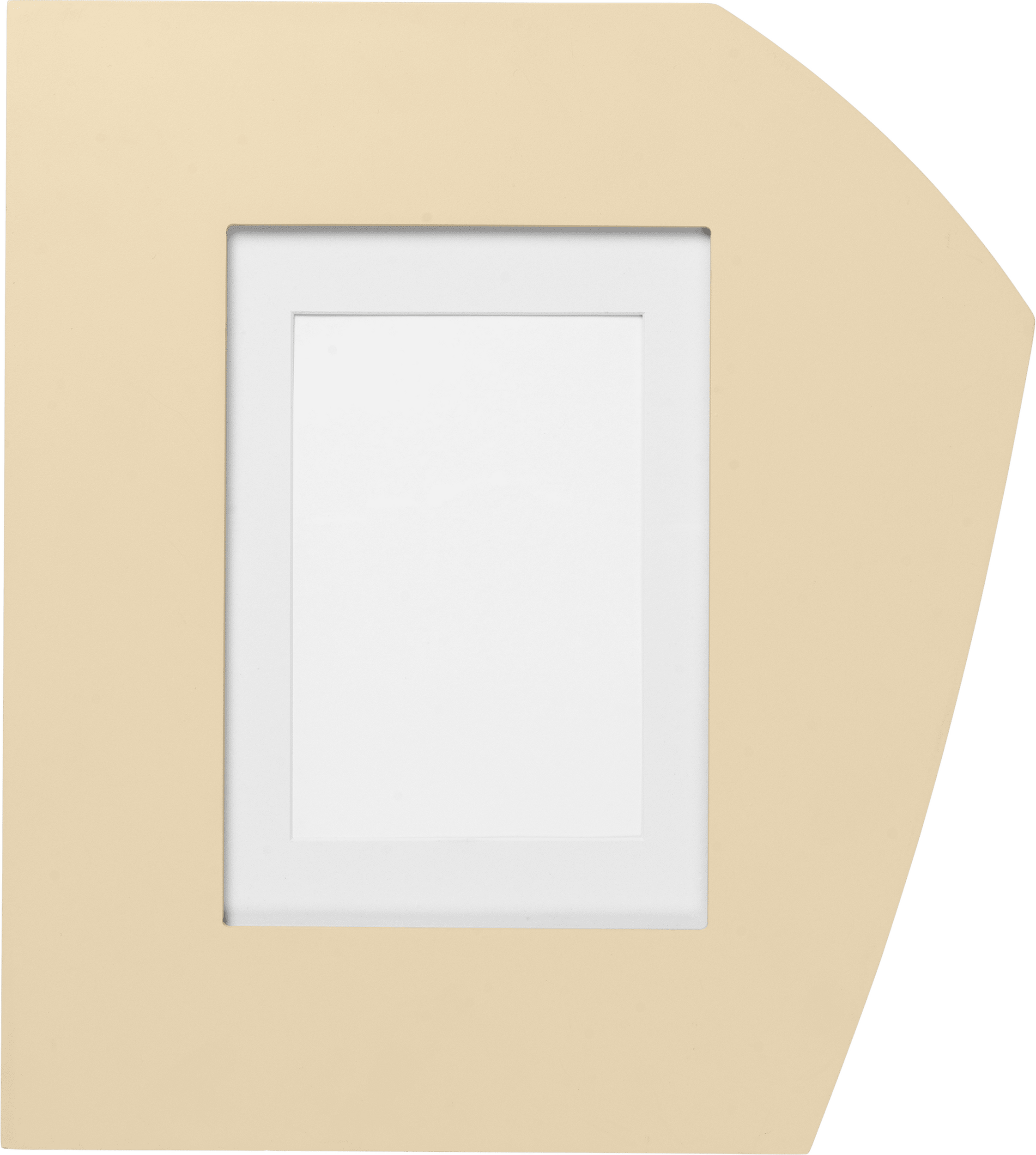 Decoupe Bilderrahmen A5 beige