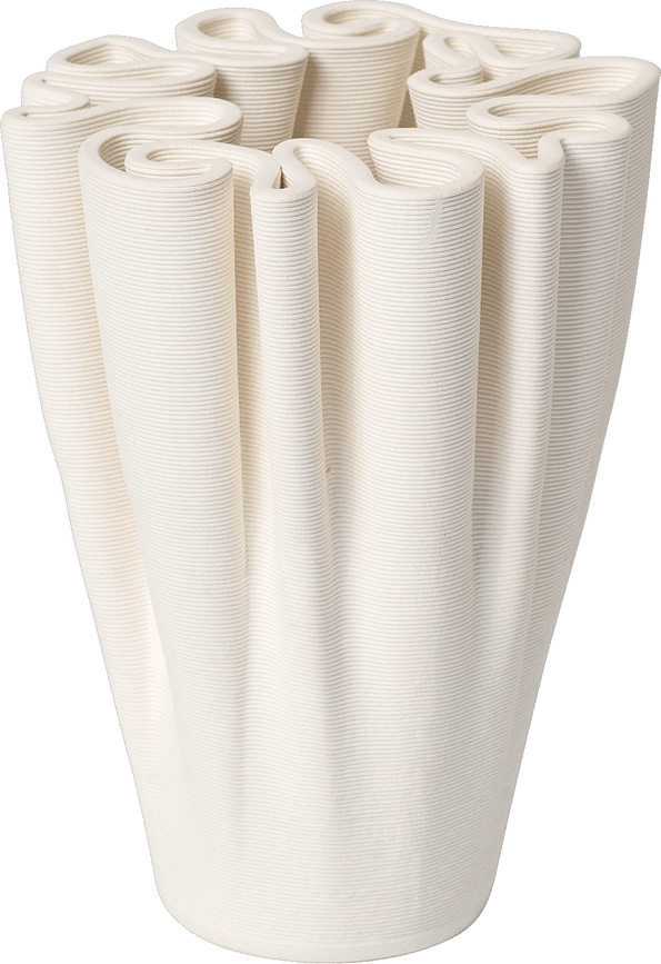 Dedali Βάζο, 11 cm, σπασμένο λευκό