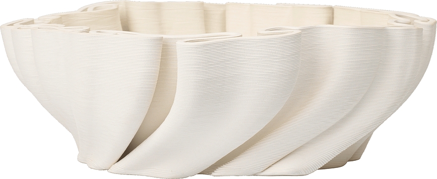 Dedali Coupe Décorative 34,5 cm, blanc cassé