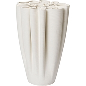 Dedali Vase 25 cm gebrochenes Weiß