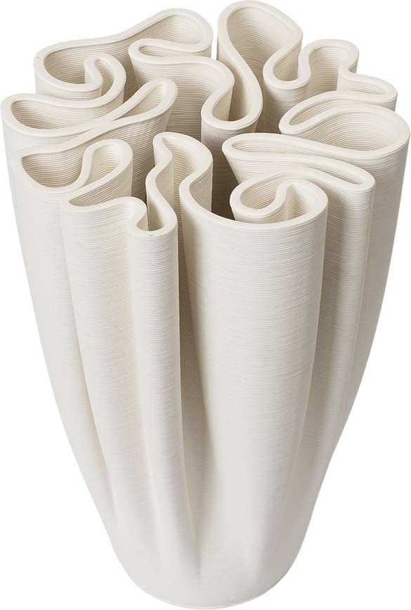 Dedali Vase 25 cm, blanc cassé