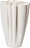 Dedali Vaza, 25 cm, umazano bela