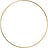 Dekoracja ścienna Deco Frame okrąg 65 cm mosiądz