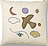 Dekoratívny vankúš Naive Bird 40 x 40 cm