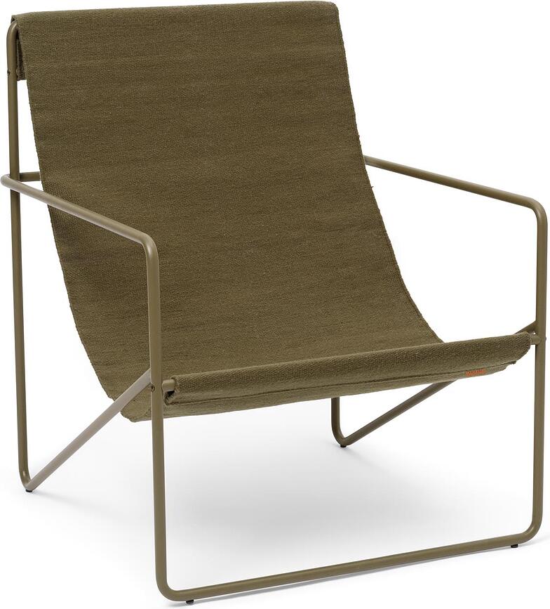 Desert Olive Chaise, cadre olive