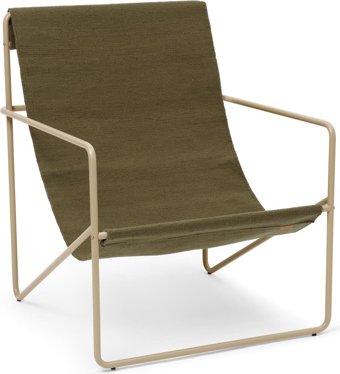 Desert Olive Stuhl beiger Rahmen
