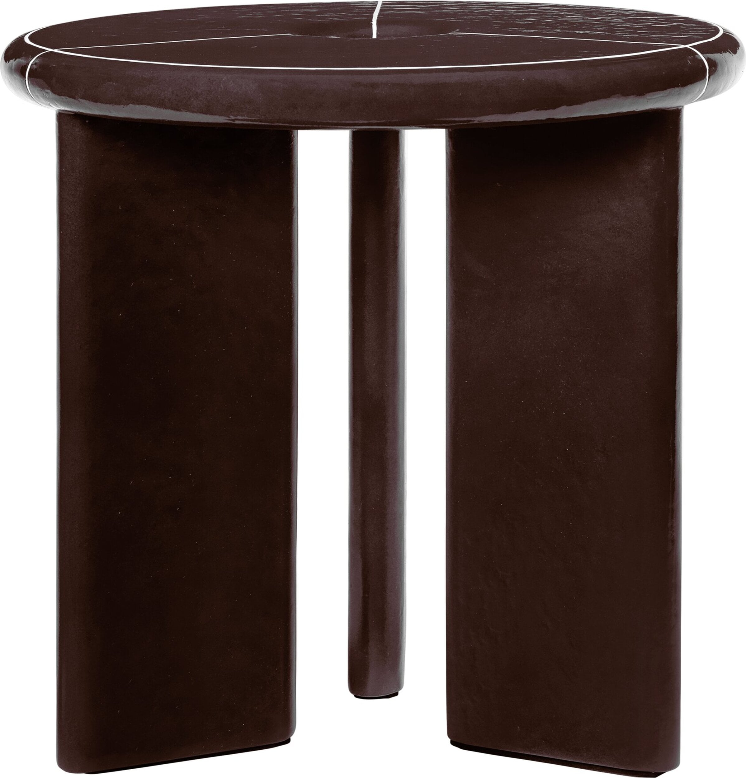 Deya Beistelltisch 47 cm, dunkelbraun