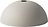 Dome Lampskärm, ljusgrå