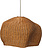 Drape Viseča svetilka, 47 cm, ratan