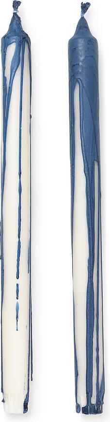 Dryp Κεριά, 30 cm, μπλε, 2 τμχ