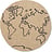 Dywan World 100 cm jutowy