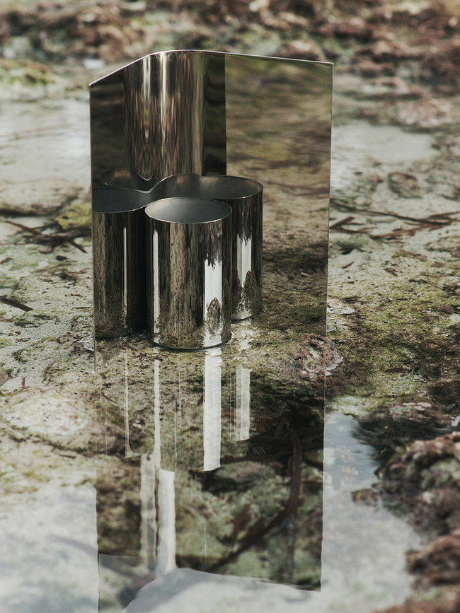 Eddy Βάζο διακοσμητικό, καθρέφτης