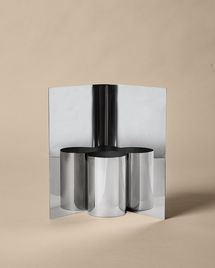 Eddy Vase à effet miroir