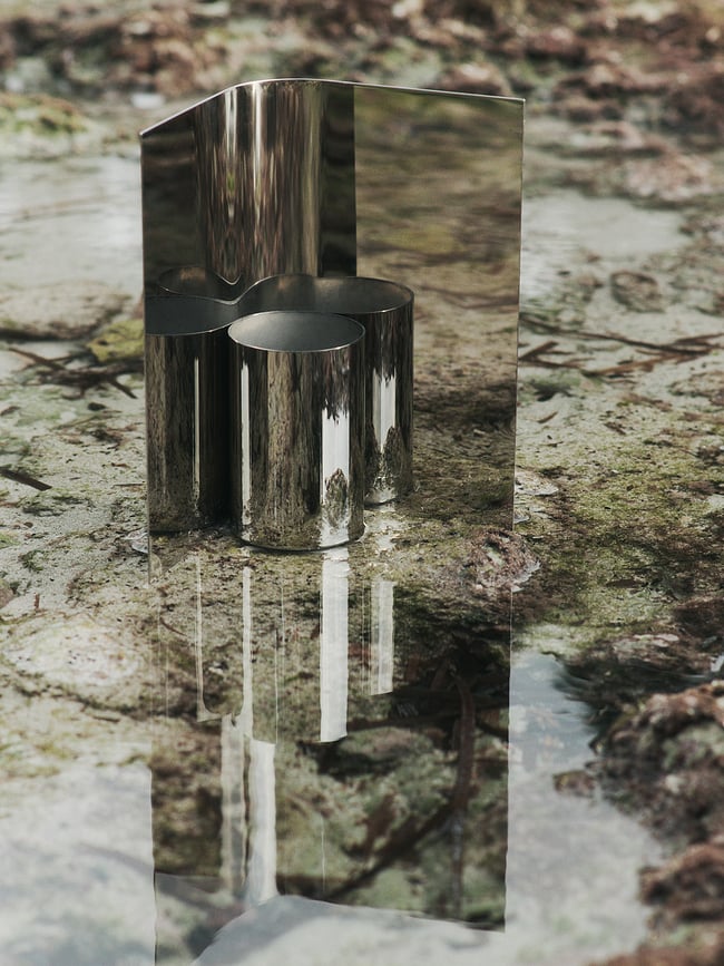 Eddy Vaza zrcalna dekorativna