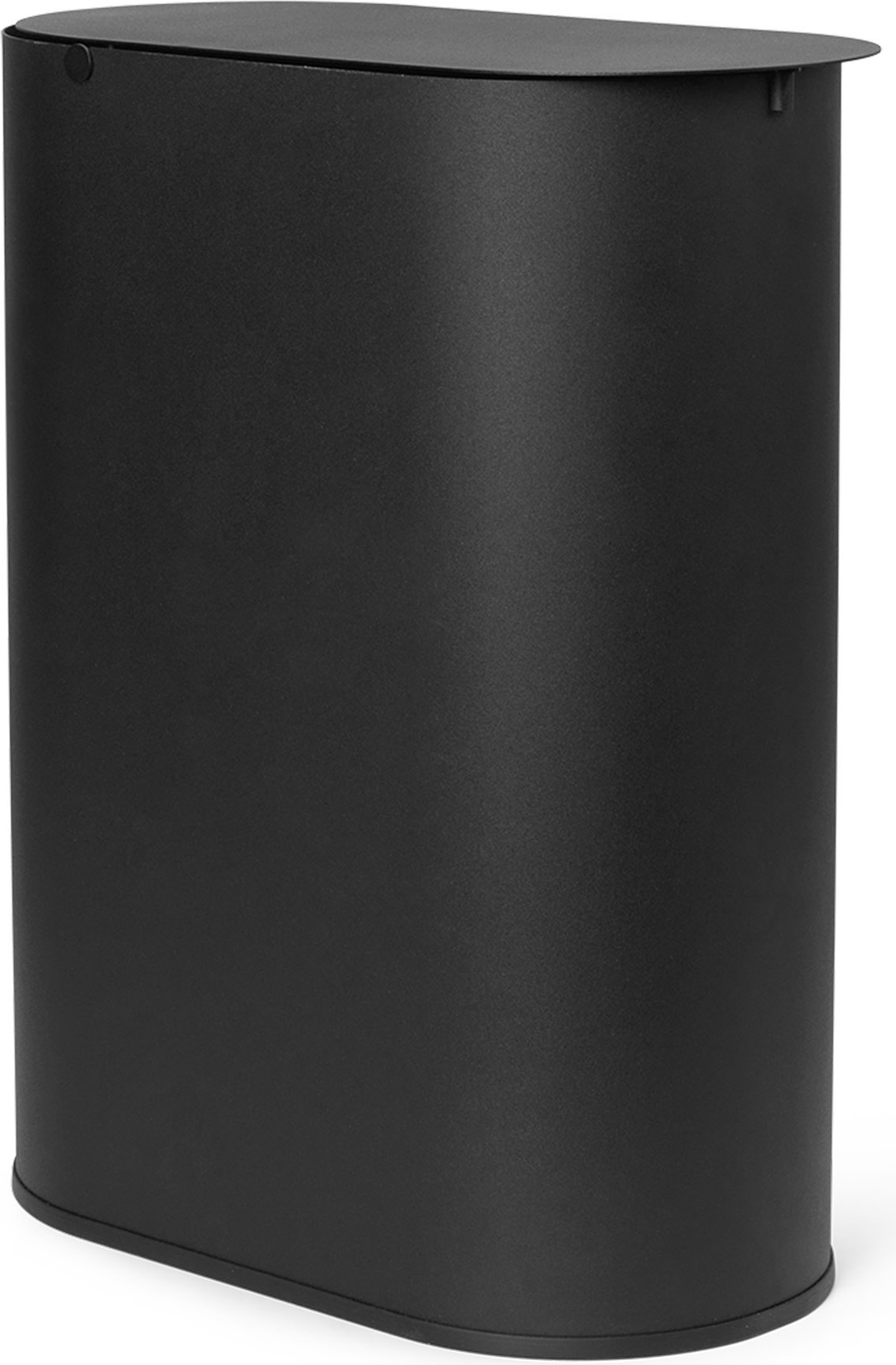 Enkel Mülleimer schwarz