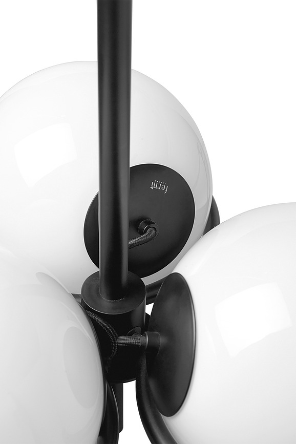 Era Lustre à trois bras, noir