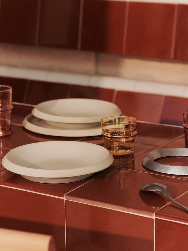 Erena Assiette Creuse 24 cm, crème