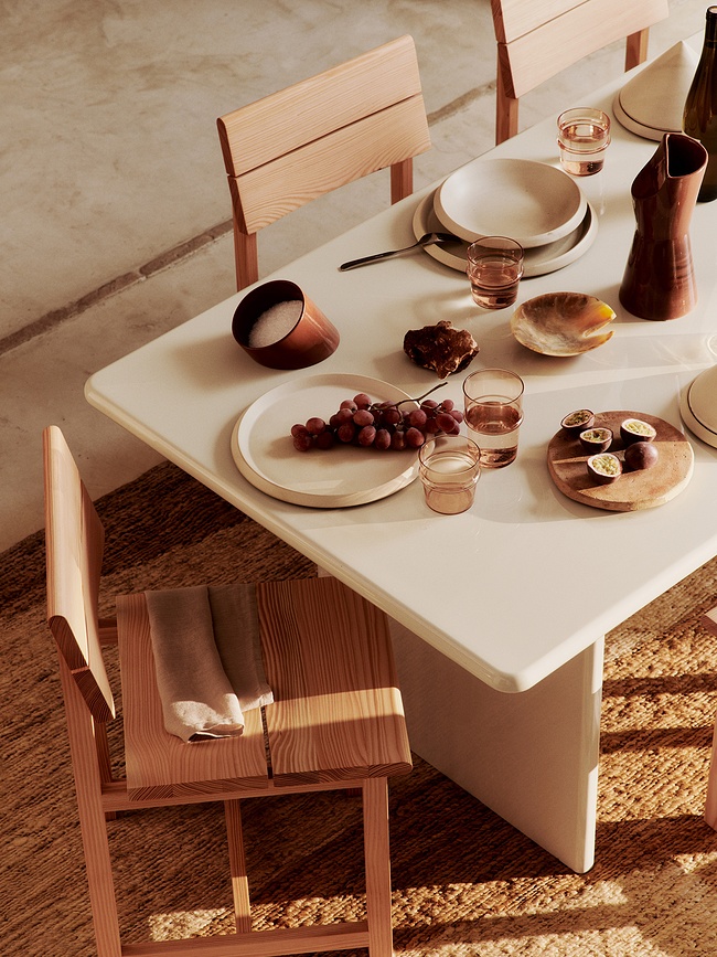 Erena Assiette de table 29 cm, crème