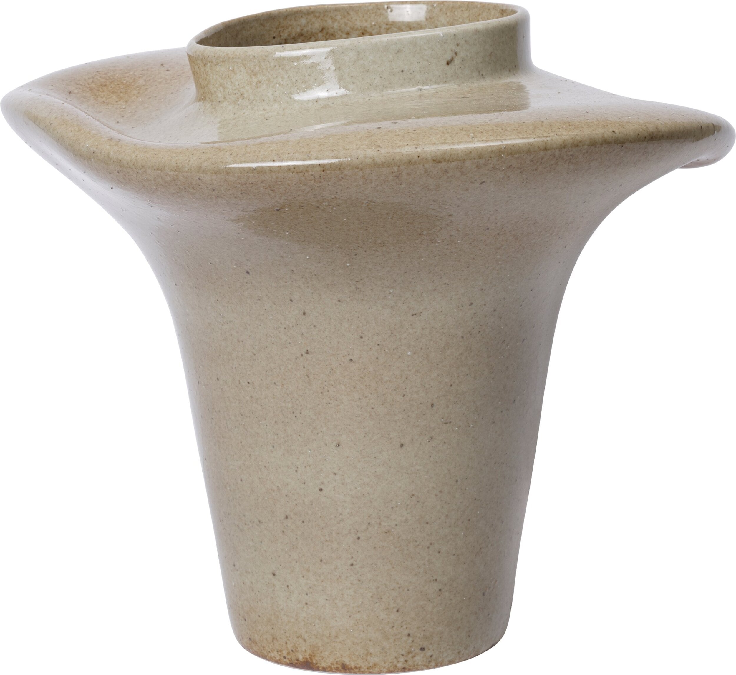 Evio Vase 35 cm, Oliv