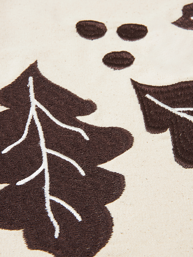 Falda de Árbol de Navidad cuadrada Oak Christmas Tree, 120 x 120 cm, clara