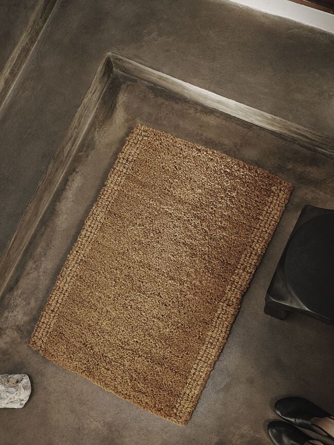 Felpudo de fibra de coco, 60 x 90 cm
