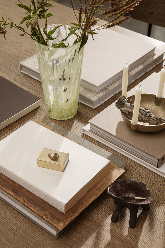 Ferm Living Bougeoir 14,6 cm, en laiton doré