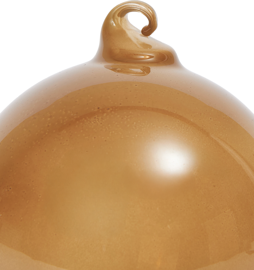 Ferm Living Boules de Noël, taille L, dorées, rouges et bordeaux, Lot de 3