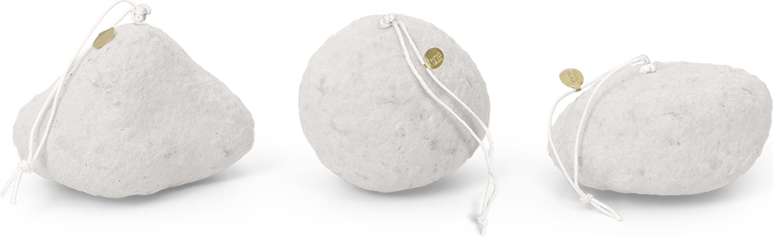 Ferm Living Christbaumschmuck Schneebälle 3 St.