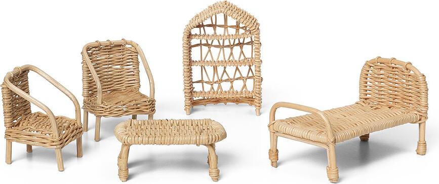 Ferm Living Έπιπλα για Κουκλόσπιτο, Σετ 5 τεμαχίων