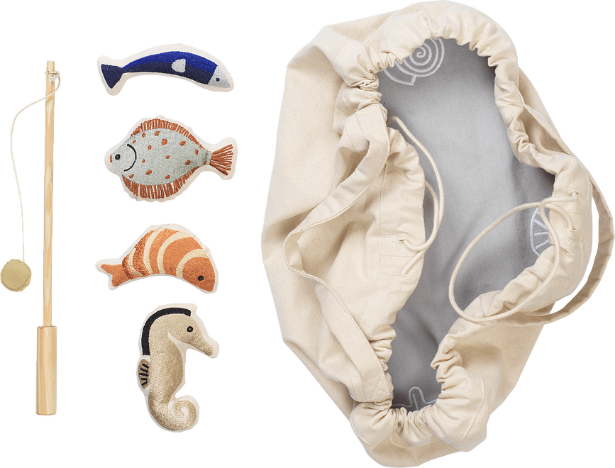 Ferm Living Igra Pecanja Ribica Set od 6 dijelova