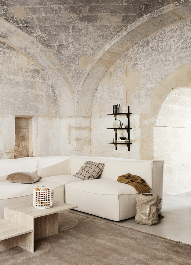 Ferm Living Καλάθι Αποθήκευσης, 21 cm, κεραμικό, κασμίρ