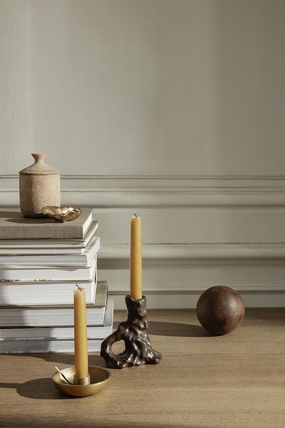 Ferm Living Κηροπήγιο, 10 cm, ορειχάλκινο