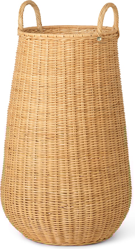 Ferm Living Košara za rublje pletena ratanska
