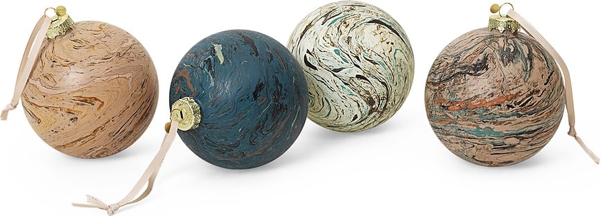 Ferm Living Kuglice L mramorne 4 kom.