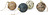 Ferm Living Marmor Julkulor M, 4 st